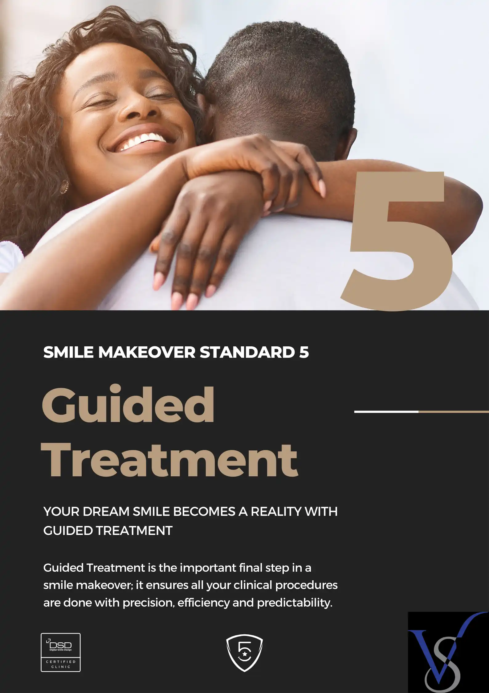 SMILE MAKEOVER STANDARD 5: YOUR DREAM SMILE BECOMES A REALITY WITH CURATED TREATMENT Guided Treatment is the important final step in a smile makeover. It ensures all your clinical procedures are done with precision, efficiency, and predictability.